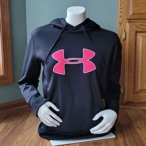 Under Armor Black with Pink Accents Hoodie